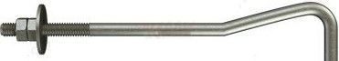 Болт фундаментный / анкерный (тип 1.2) M20x1250