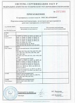 Сертификат на Винт с внутренним шестигранником кл.пр.12.9 UNC DIN 912 5